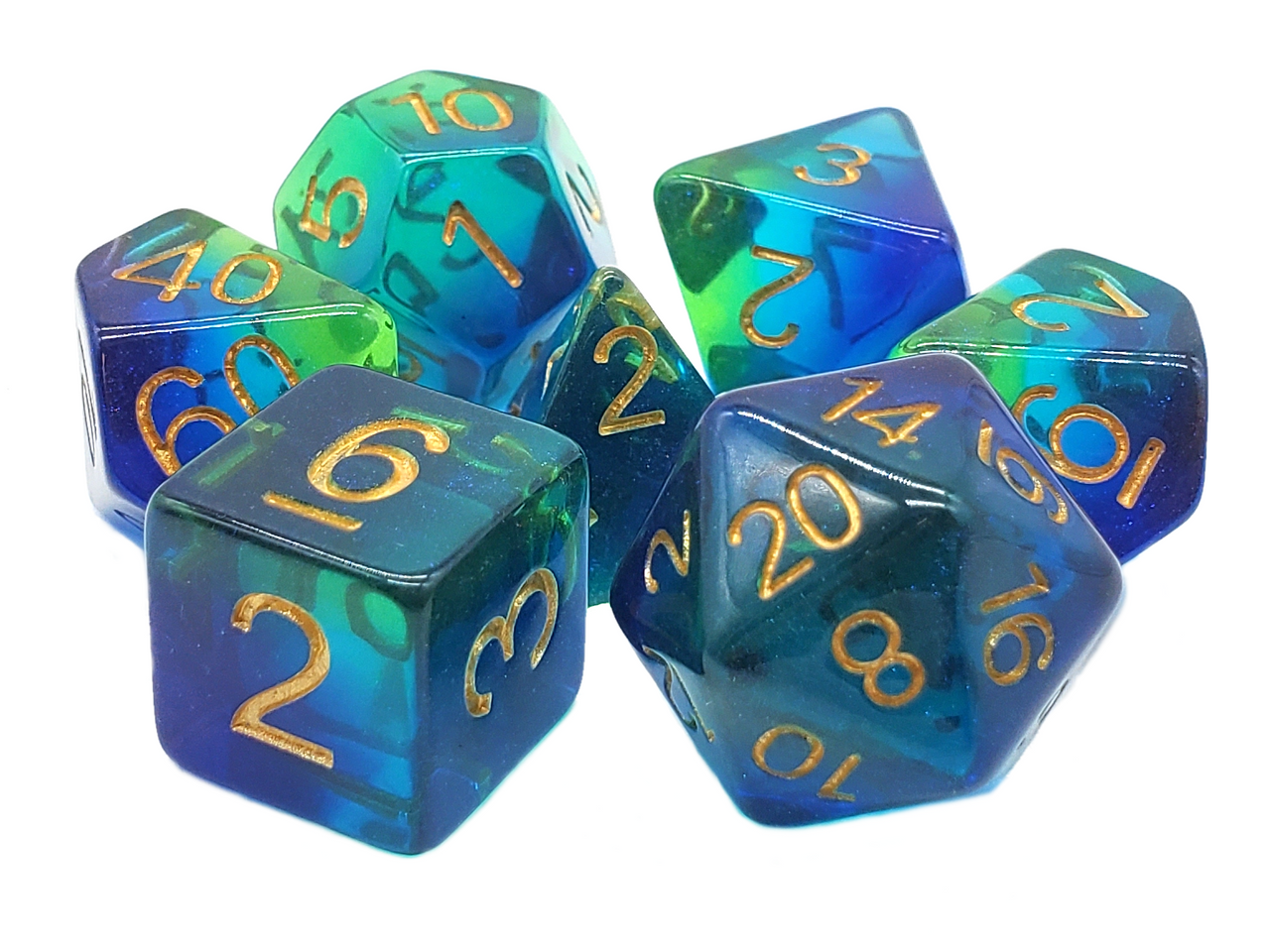 Old School Dice: Gradients -  Night Time Swim